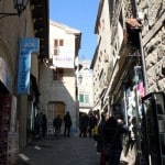 Jennifer-Dombrowski-San-Marino-2012-12 Shopping in San Marino's narrow streets