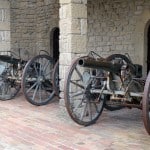 Jennifer-Dombrowski-San-Marino-2012-3 Cannons at the Guaita Rocca Tower