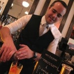 Dominic, the joyful bartender, Chez Victoire