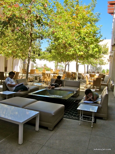 Outside patio at Hotel Casa 425