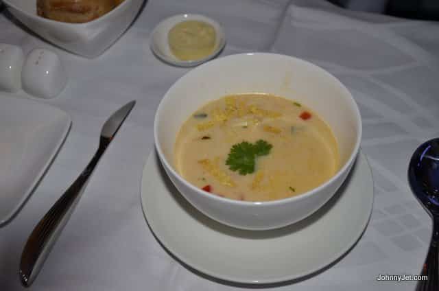 Corn tortilla soup
