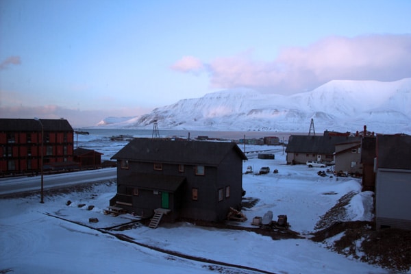 View From Our Room at Svalbard Hotel