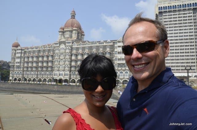 Natalie and Johnny in Mumbai