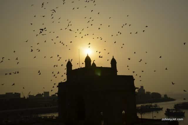 View of Gateway to India at sunrise