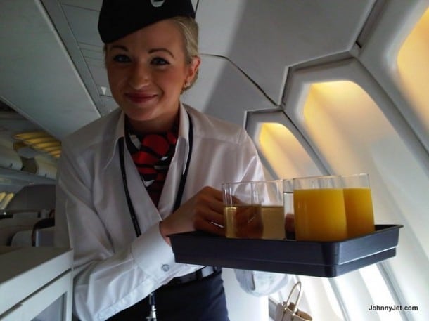 BA flight attendant