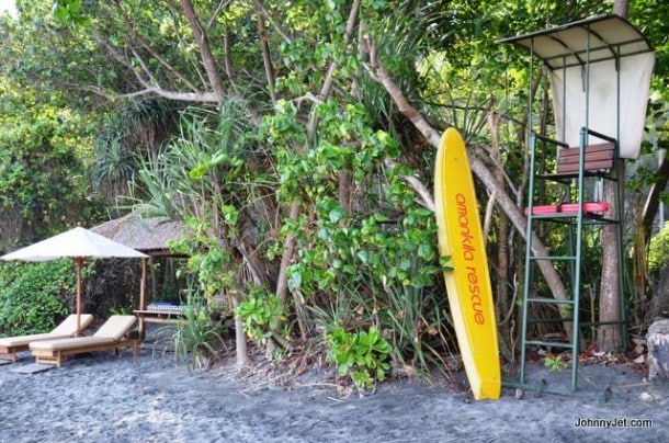 Amankila's beach shack