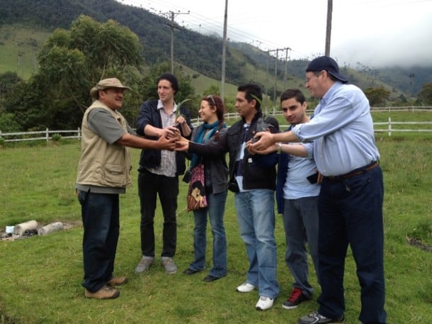 The Valle de Cocora is worth giving back to (this man was amazing, but his English wasn't always)