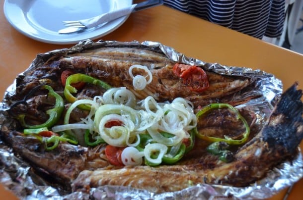 Sarandeado grilled fish
