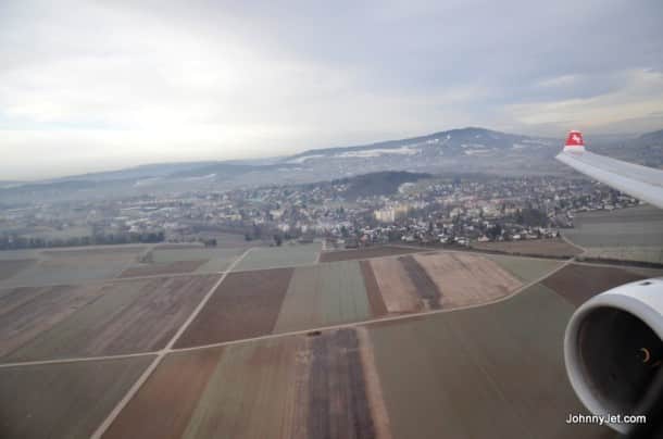 Landing in Zurich