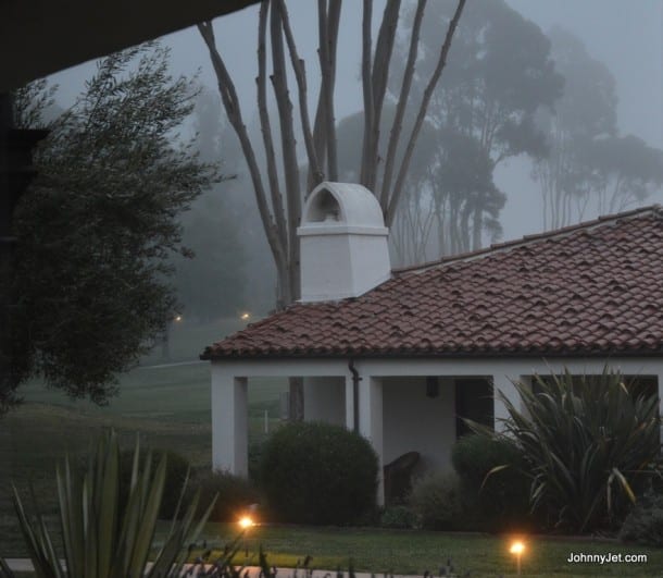 A gloomy but gorgeous start to the morning at Ojai Valley Inn & Spa