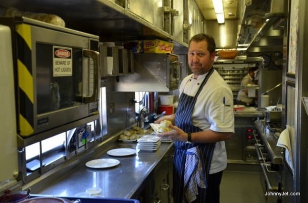 Chef on The Ghan