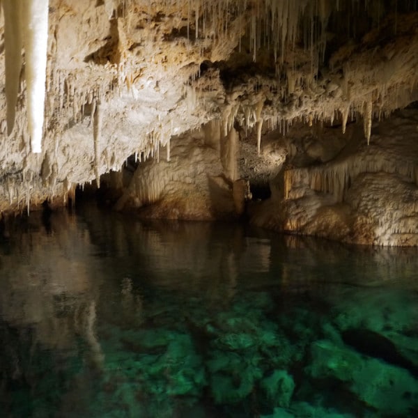 Crystal Cave stalactites