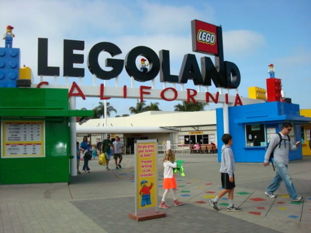 The entrance to Legoland California