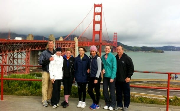 Our group walked over The Golden Gate Bridge and back to our hotel - Cavallo Point Lodge (Photo credit: Melissa Curtin)