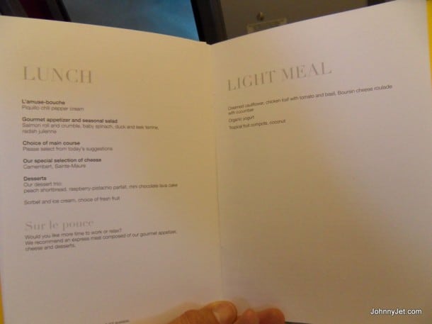 Light menu