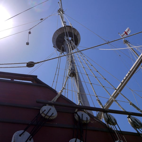 Deliverance, the replica ship in St. George