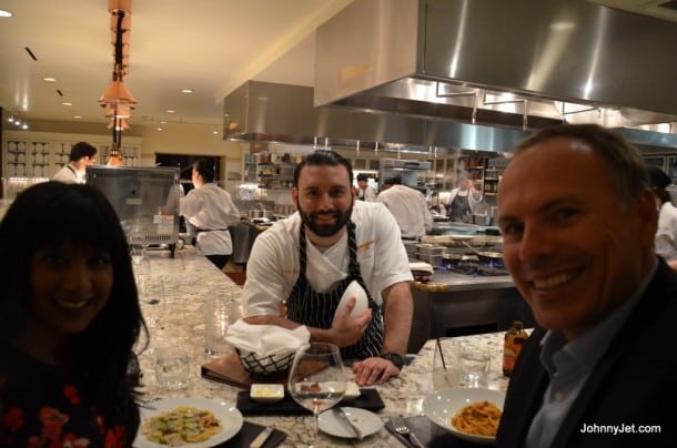 Chef’s counter at Scarpetta