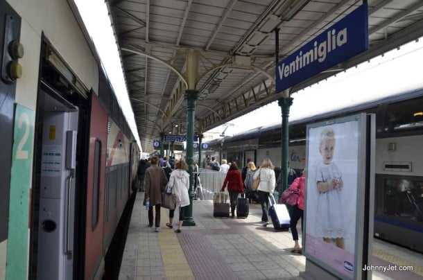 Platform in Ventimiglia