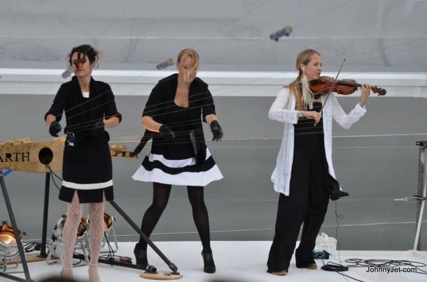 Mass Ensemble performed with their signature “Earth Harp"