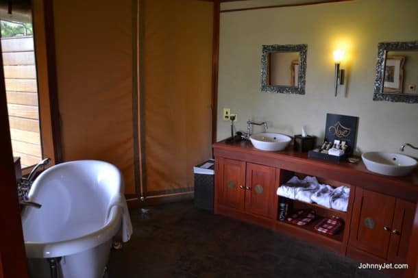 Olare Mara Kempinski Masai Mara bathroom