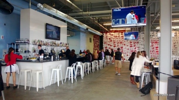 Popup bar at America's Cup Pavilion