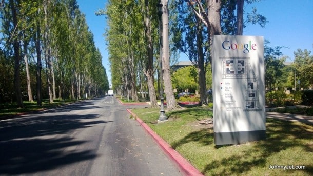 Driving to Google