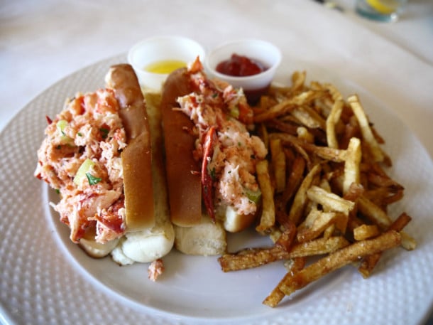 The Green Onion's lobster roll