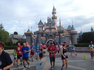 10 K Running through Sleeping Beauty Castle