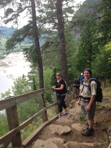 Hiking along the Saguenay Fjord