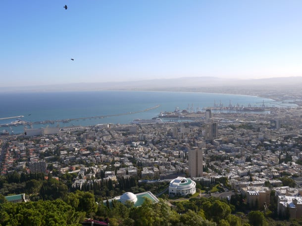 Haifa, viewed from Dan Carmel Hotel