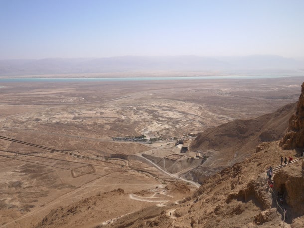 Masada valley view