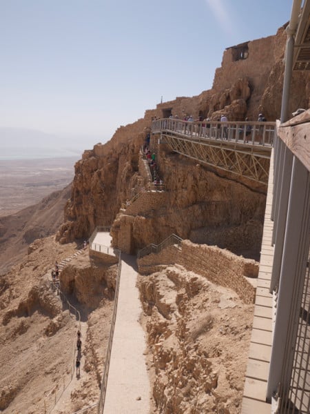 Masada gondola lookout