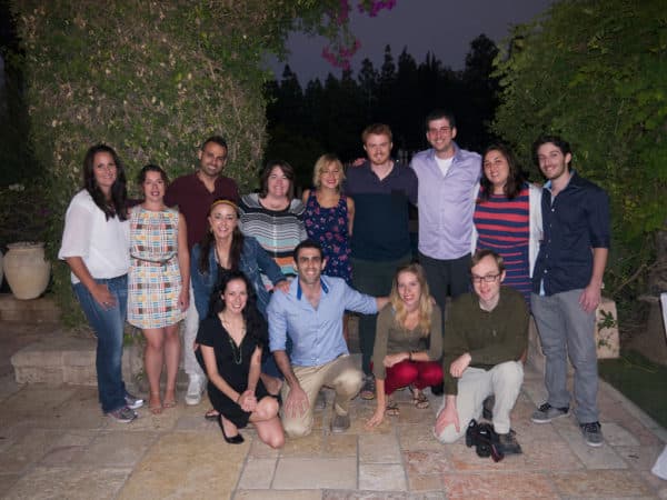 The Taste of Israel group of visiting bloggers and local guides