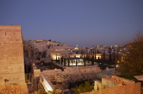 Twilight at Mount of Olives