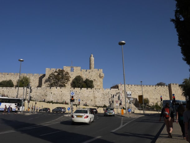 Wall of David at old Jerusalem