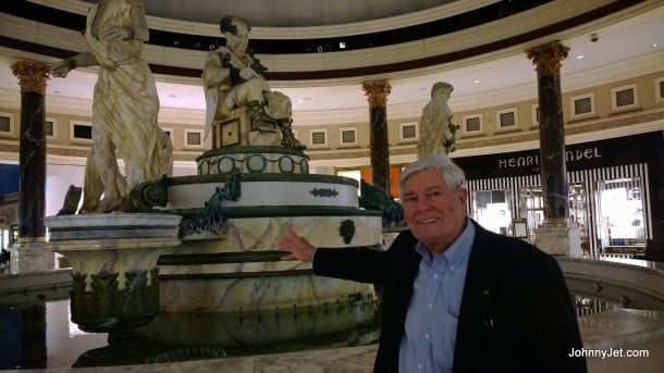 My dad at Caesar's Palace  
