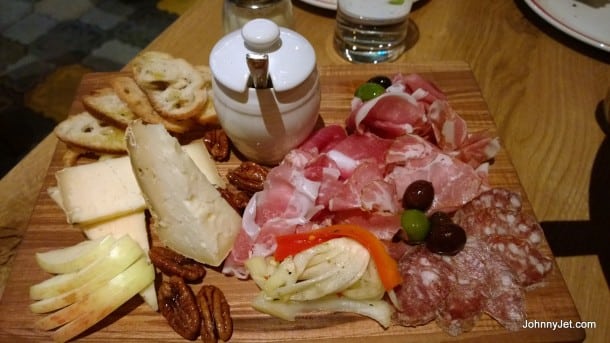 Charcuterie at Five50 in Aria Hotel