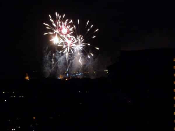 View of Epcot fireworks