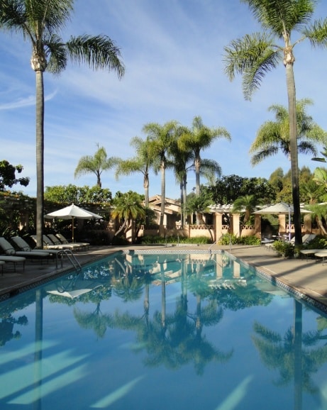 Main pool at Rancho Valencia