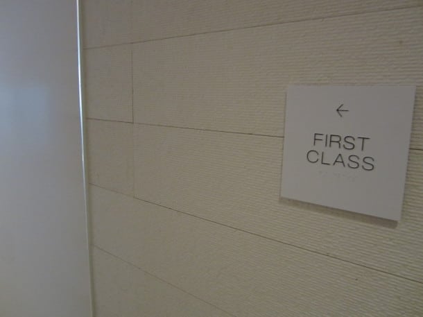 First class door