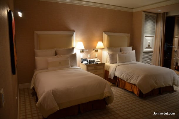 Double beds at Wynn Las Vegas