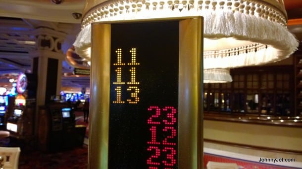 Roulette table at Wynn Las Vegas