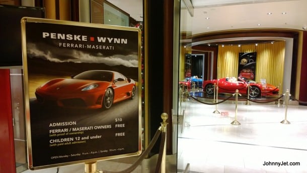 Ferrari Dealership in Wynn Las Vegas