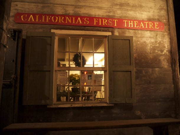 California's First Theatre, built in 1846-47 (Credit: Jen Melo)