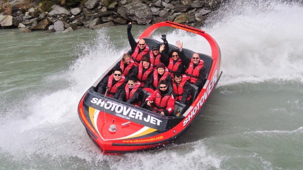 Jet boating on the South Island
