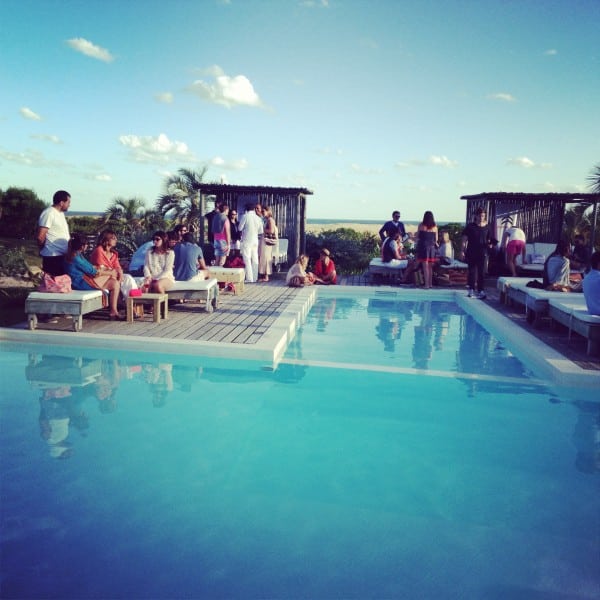 Fashion party at Casa Suaya pool