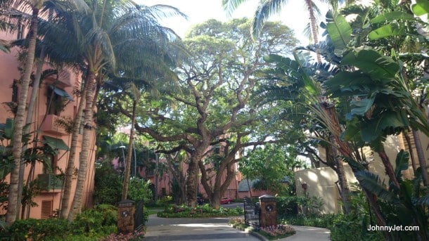 Royal Hawaiian Hotel gardens