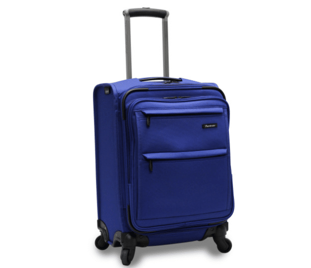 The 20" Pathfinder International Expandable Carry-On Spinner, in blue