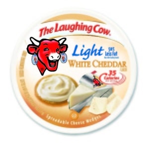 Laughing Cow White Cheddar wedges
