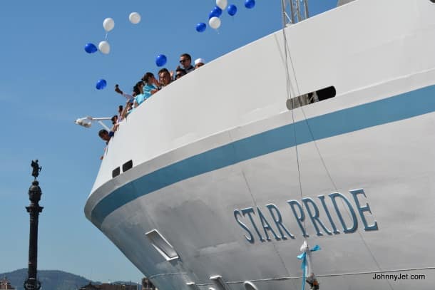 Windstar's Star Pride Christening in Barcelona, Spain on May 5